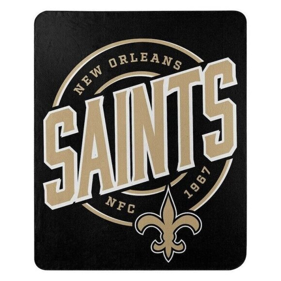 NFL Other - New Orleans Saints Fleece Throw Gift Stadium Blanket Football Team NFL Logo SOFT
